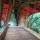 Bamboo bridge at the Green School in Bali